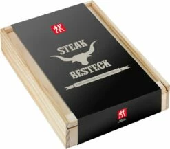 ZWILLING Steakbesteck 12-tlg In Holzbox STEAKSET -ZURBRUEGGEN Verkäufe 1114014 005