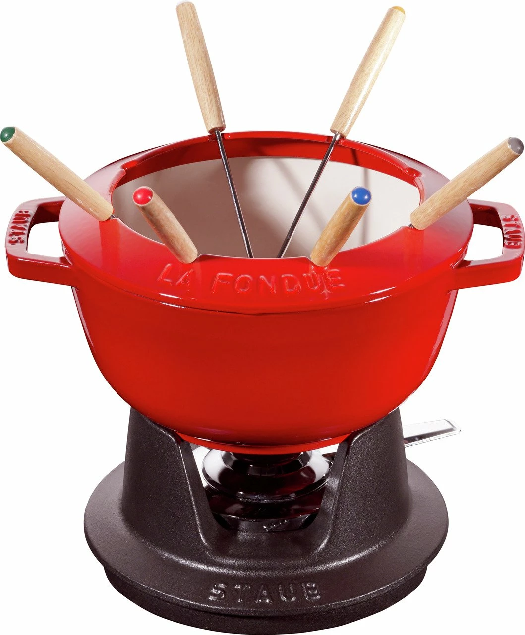 Staub Fondue-Set 20cm 3 Staub Fondue-Set 20cm