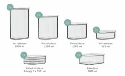 Mepal Vorratsdosen-Set Modula 9-tlg. 6 Mepal Vorratsdosen-Set Modula 9-tlg. -ZURBRUEGGEN Verkäufe 1222210 001