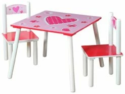 Kesper Kindertisch Mit 2 Stühlen Herz