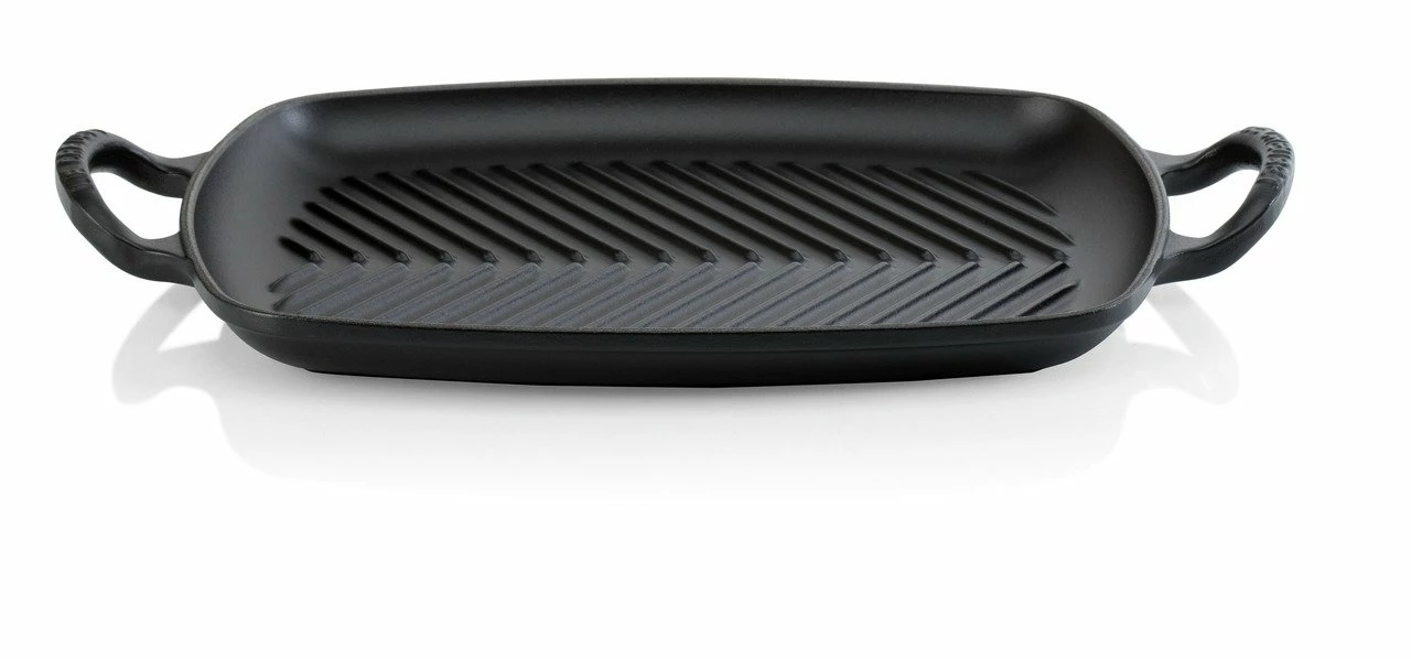 LE CREUSET Grillplatte 30x27 Schwarz 5 LE CREUSET Grillplatte 30x27 Schwarz – Bild 3