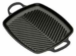 LE CREUSET Grillplatte 30x27 Schwarz
