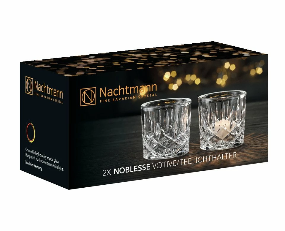 Nachtmann Teelichthalter 2er Set NOBLESSE 5 Nachtmann Teelichthalter 2er Set NOBLESSE – Bild 3