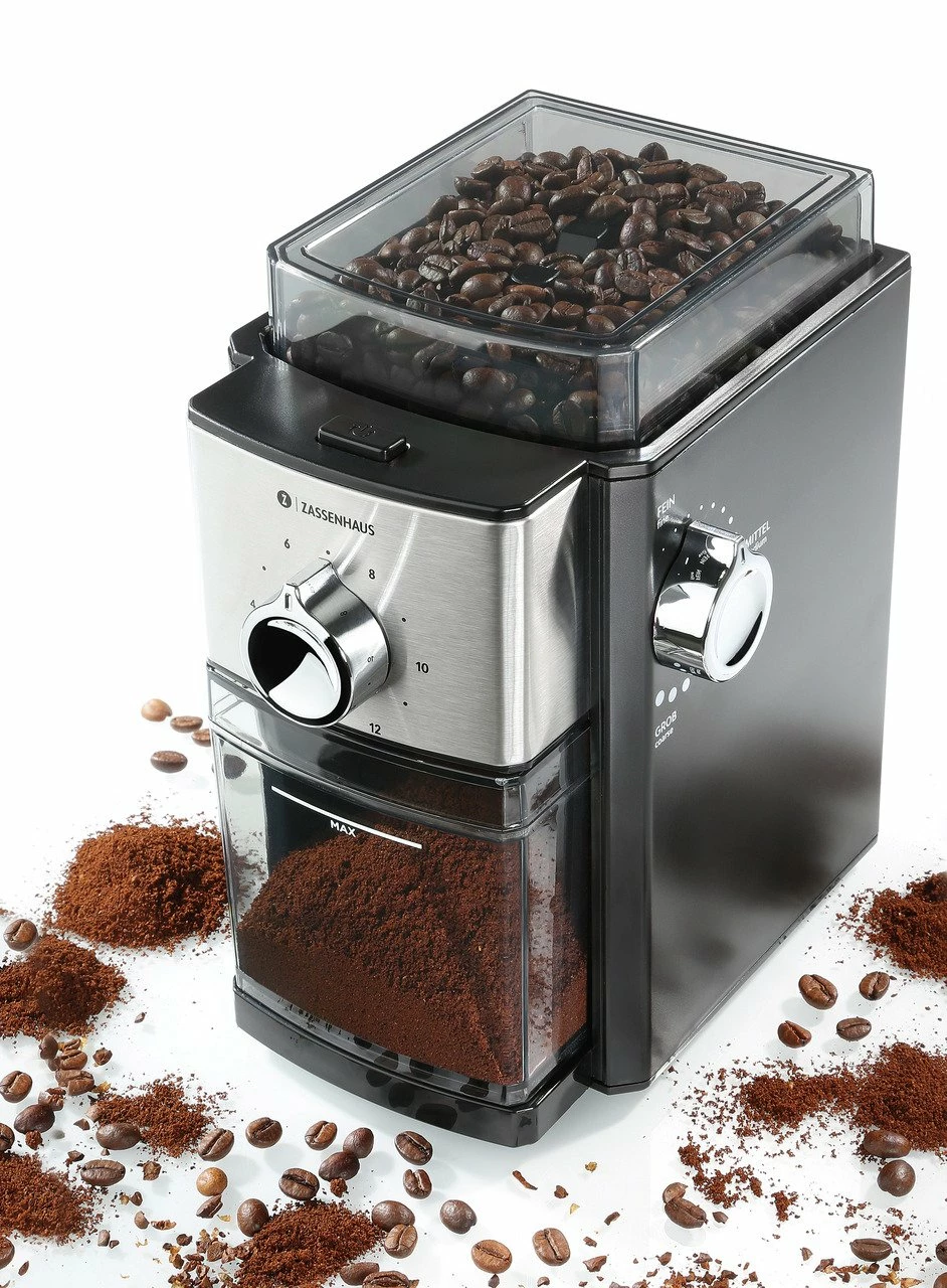 Zassenhaus Elektrische Kaffeemühle KINGSTON STEEL 5 Zassenhaus Elektrische Kaffeemühle KINGSTON STEEL – Bild 3