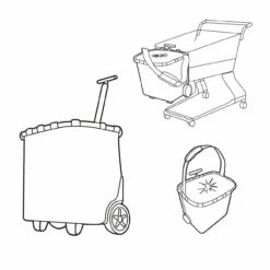 Reisenthel Carrycruiser Rhombus Black -ZURBRUEGGEN Verkäufe 1323557 005