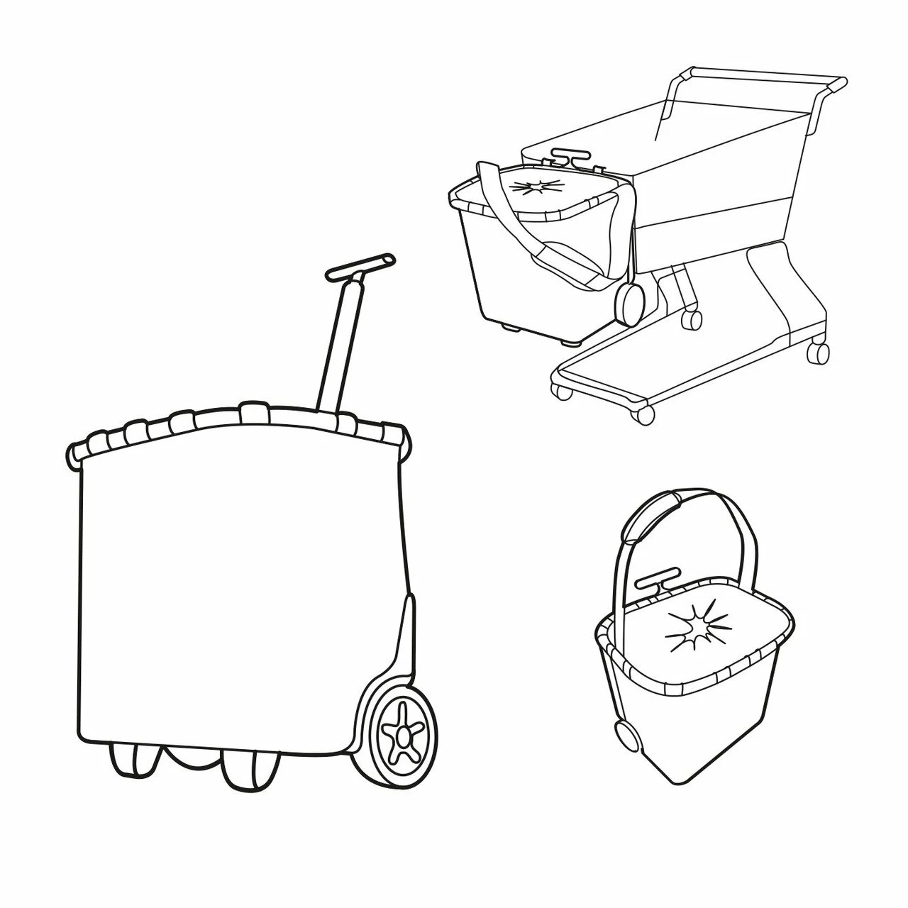 Reisenthel Carrycruiser Frame Paisley Bla 7 Reisenthel Carrycruiser Frame Paisley Bla – Bild 5