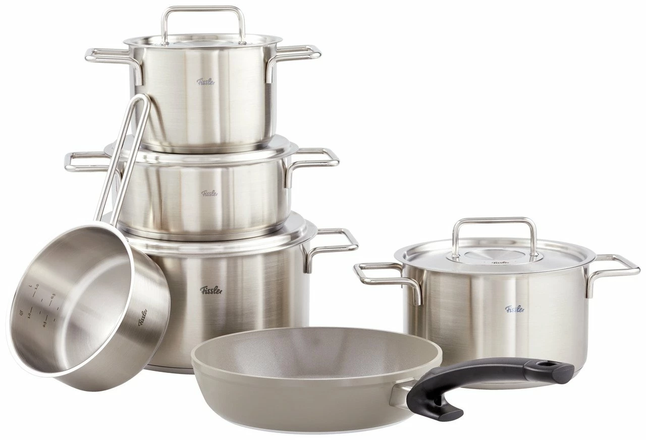 Fissler PURE Kochtopfset 5-tlg. + Gratis Bratpfanne Ceratal 24cm 3 Fissler PURE Kochtopfset 5-tlg. + Gratis Bratpfanne Ceratal 24cm